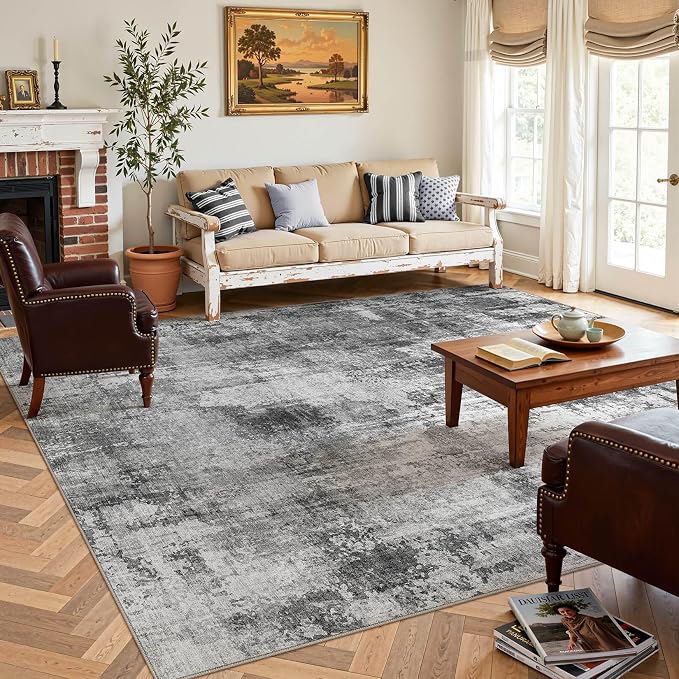 DMOYEST 10x12 Area Rug for Living Room, Washable & Non Slip Large Indoor Carpet - Image 5