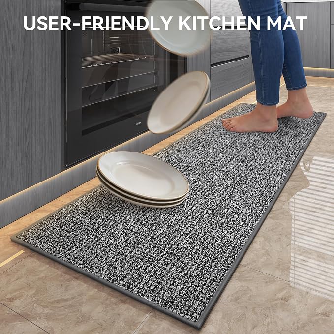 Kitchen Rugs and Mat Non Slip Washable, Super Absorbent Kitchen Mats - Image 3