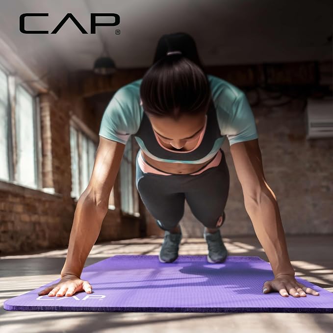 CAP Barbell 1/2-Inch High Density Exercise Yoga Mat - Image 6