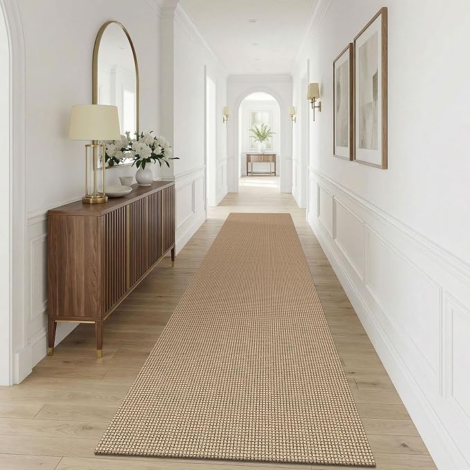 KOZYFLY Boho 3x12 Runners Rugs for Hallway, Long Washable Runner Rug, Woven Non - Image 8