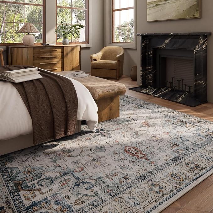 palohom 10x12 Area Rugs for Living Room: Large Area Rug Washable Stain - Image 4