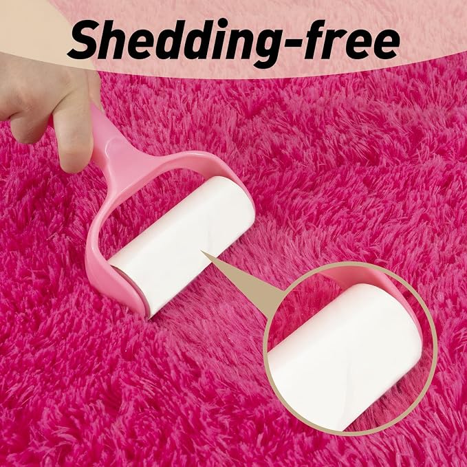 Mugorn Hot Pink Fluffy Soft Rugs - Image 3