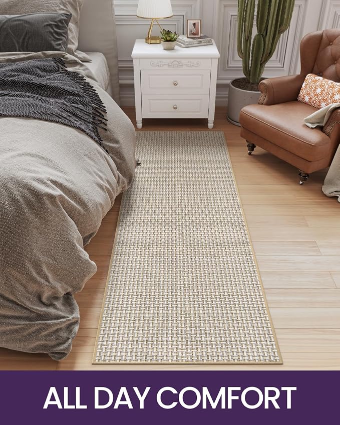 DEXI Hallway Runner Rug 2'4"x12', Non Slip Rubber Backed Runners Carpet - Image 9