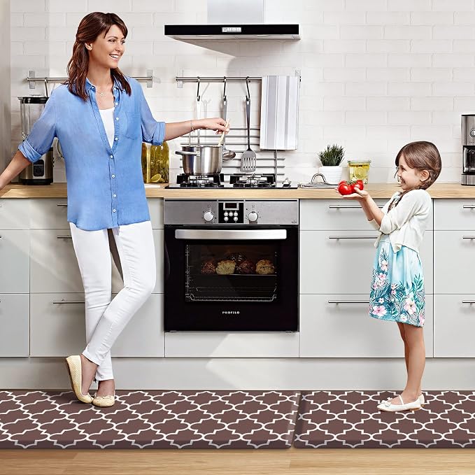 KMAT Kitchen Mat 0.47in Cushioned Anti-Fatigue Kitchen Rug, Waterproof Non-Skid - Image 6
