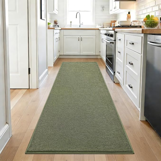 ISEAU 2x8 Runner Rug for Hallway, Soft Memory Foam Carpet by ISEAU