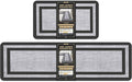 Mattitude Kitchen Mats Set of 2 Cushioned Rugs Anti-Fatigue Mats by Mattitude
