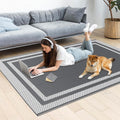 HappyTrends, Outdoor Rug, Patio Rug, Reversible Portable Outdoor Plastic Straw by HappyTrends
