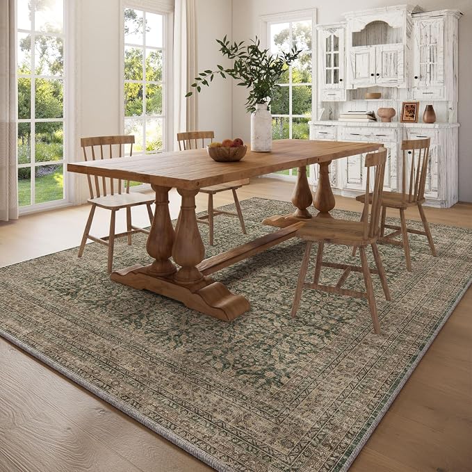 palohom 10x14 Area Rug Washable Rugs: Large Living Room Rug Stain Resistant Non - Image 5