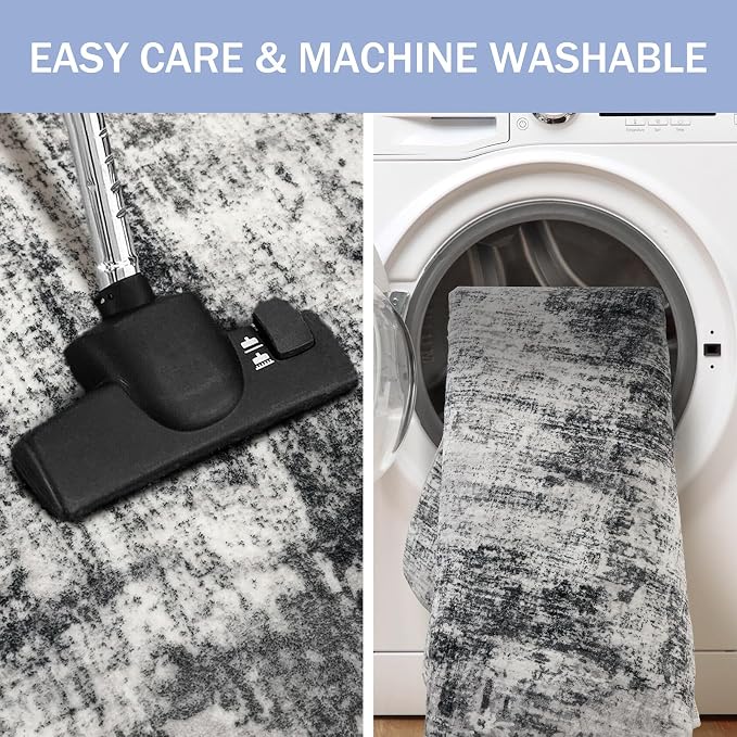 IOHOUZE Modern Abstract Area Rugs 5x7 Ft Washable Rugs - Image 4