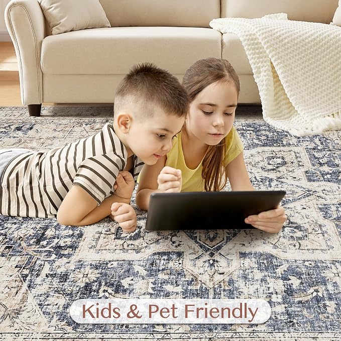 Tortania 8' Square Area Rug Living Room Rugs - Image 7