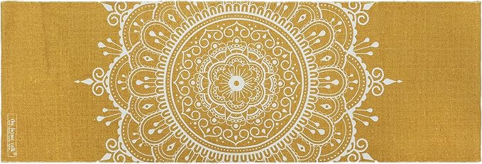 Hand Woven 100% Cotton Yoga Mat- Thick Handloom Made in India- by TheHomeTalk