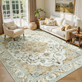 Lessymo Washable Area Rug for Living Room, 8x10 Large Rugs by Lessymo
