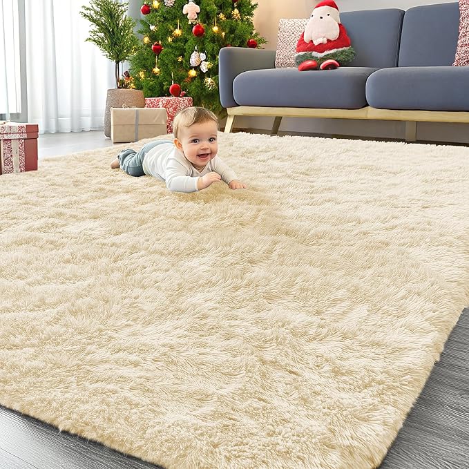 OLANLY 8x10 Machine Washable Large Area Rugs by OLANLY