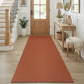 KOZYFLY Cotton Runners for Hallway 3x8, Wide Washable Runner Rug, Woven Non by KOZYFLY