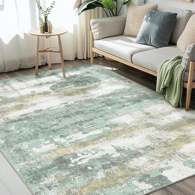 BEIMO Area Rugs 6x9 for Living Room Bedroom, Modern Abstract Machine Washable by BEIMO