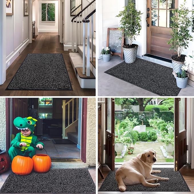 Mibao Front Door Mat Indoor Entrance, Welcome Mat - Image 8