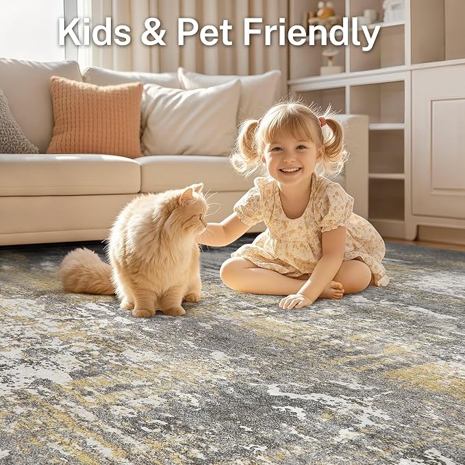 5ft Round Area Rug - Image 7
