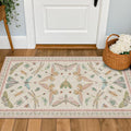 Hazo Haus Light Pink Washable Bathroom Rug by HazoHaus