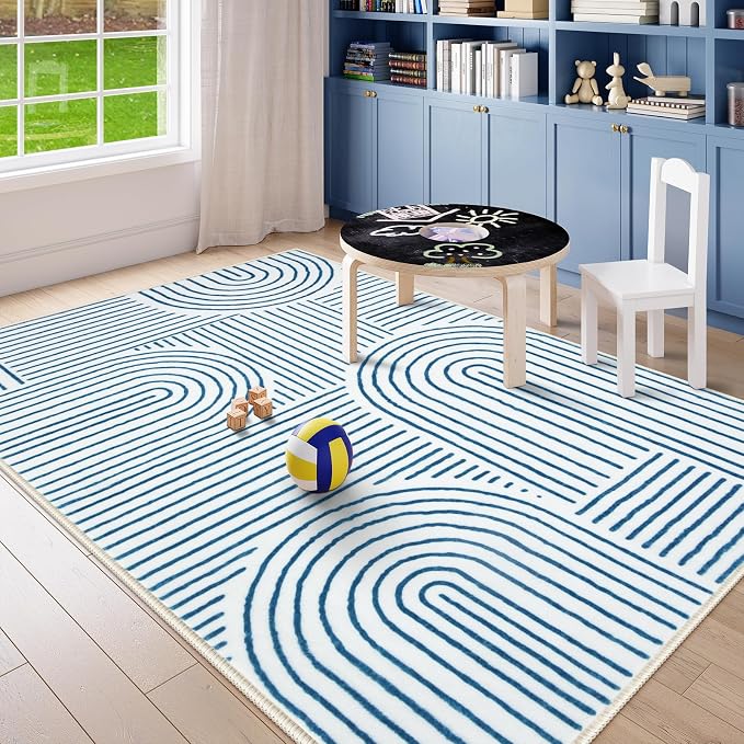 Lahome Abstract 6x9 Area Rugs, Soft Washable Rugs - Image 5