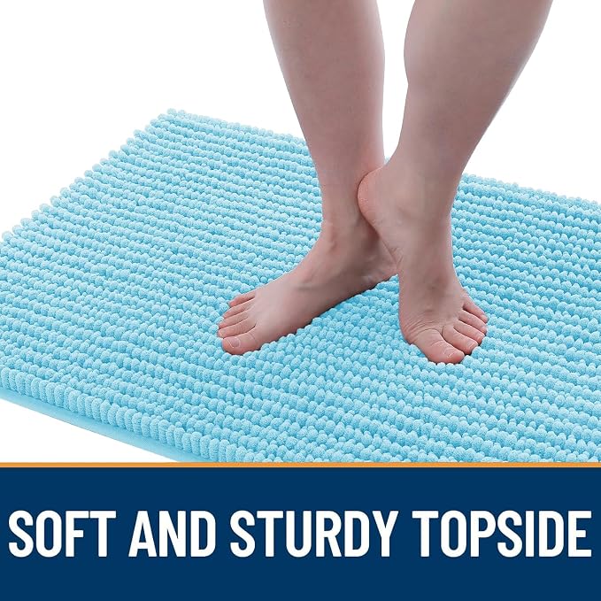 OLANLY Dog Door Mat for Muddy Paws 30x20, Ultra Absorbent Chenille Mud Doormat - Image 3