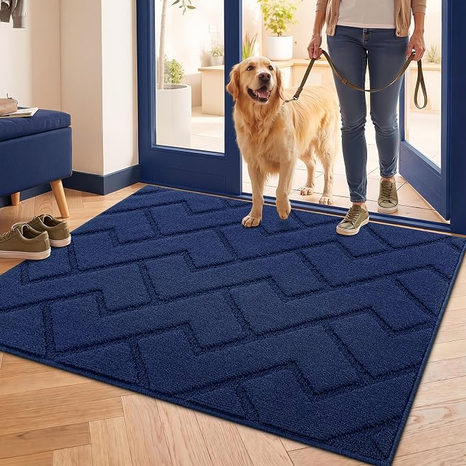 hicorfe Front Door Mat Outside Entrance, Stain and Fade Resistant, Non Slip by Hicorfe