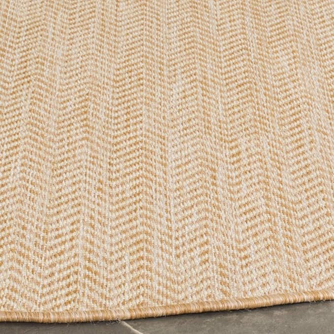 SAFAVIEH Outdoor Round Rug 4' - Image 3