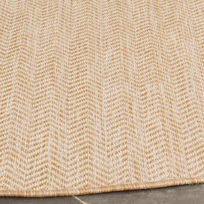 SAFAVIEH Outdoor Round Rug 9' - Image 4