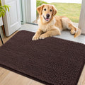 Smiry Dog Door Mat for Muddy Paws 34x21, Absorbent Dirt Trapper, Non-Slip by Smiry