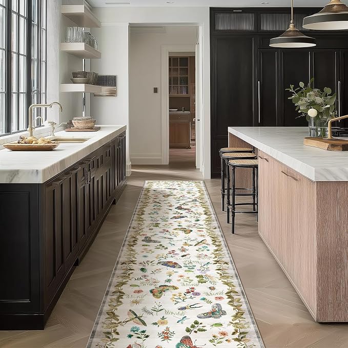 Machine Washable Kitchen Runner Rugs: 2'x10' Hallway Runner Stain Resistant Non - Image 6