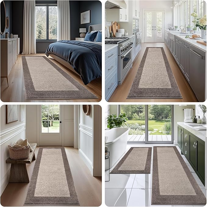 Washable Area Rug 36" x 36", Non Slip Kitchen Rug - Image 6