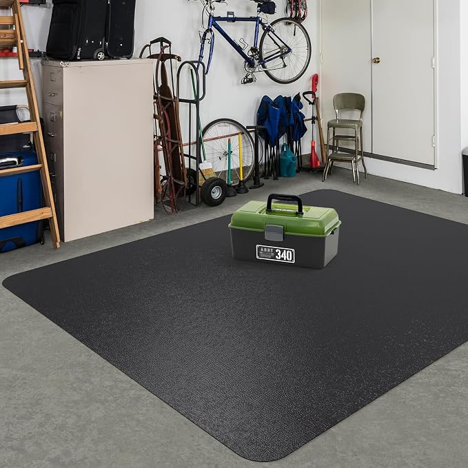 Area Floor Mat for Home, Spill Resistant Hard Floor Protector Cover, Easy Clean by ZPAIAreaFloorProtector