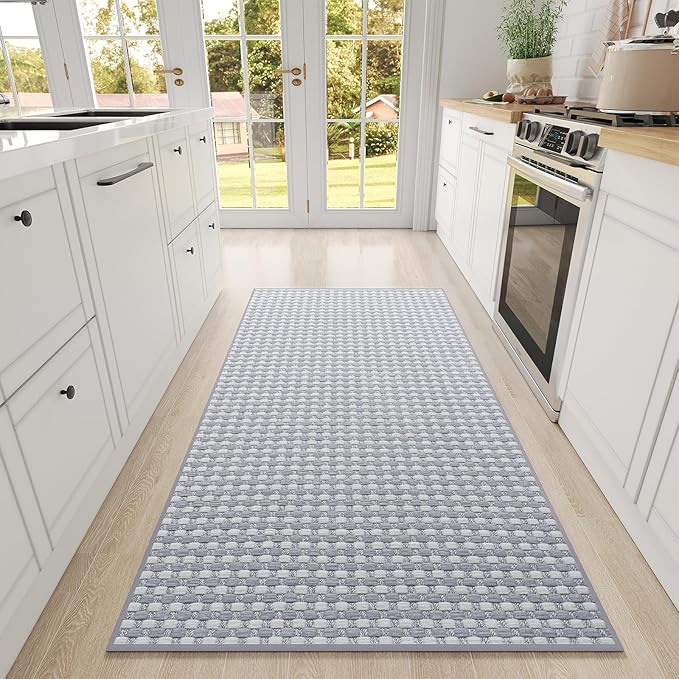 YDKGL Large Kitchen Runner Rugs Long Kitchen Mat Non Slip Washable, Super by YDKGL