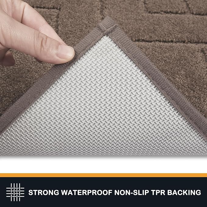 PURRUGS Dirt Trapping Door Mat 34" x 59", Non-Slip Machine Washable Entry Rug - Image 4