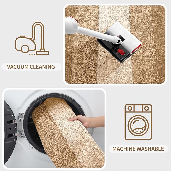 Kitinjoy Indoor Outdoor Door Mat, 59x20 Non-Slip Absorbent Dirt Trapper - Image 5