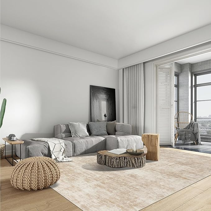 5x7 Area Rugs Washable Rug: Modern Abstract Living Room Rug Soft Anti-Skid Thin - Image 3