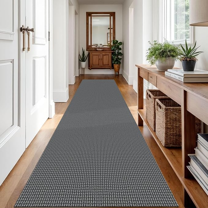 IOHOUZE Washable Runner Rug 3x12 Non Slip Rubber Backed Extra Long Hallway - Image 8