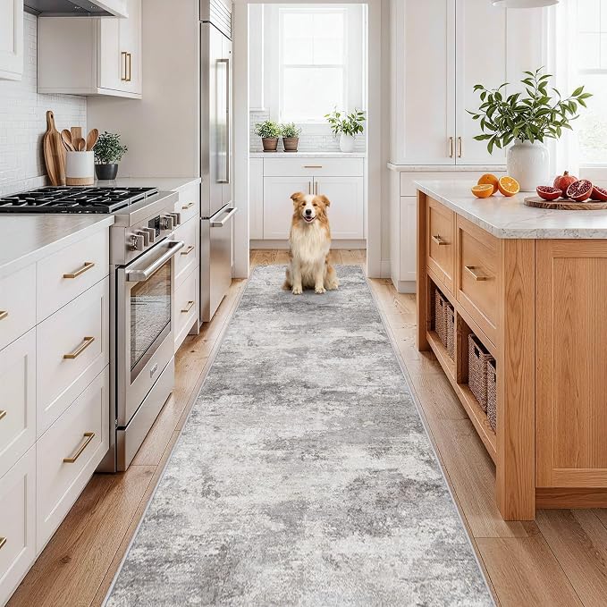 Washable 3x12 Hallway Runner Rug: Washable Non-Slip Carpet - Image 3