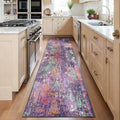 RELEANY Washable Area Rugs 2'x6' Non-Slip Modern Abstract Soft by RELEANY