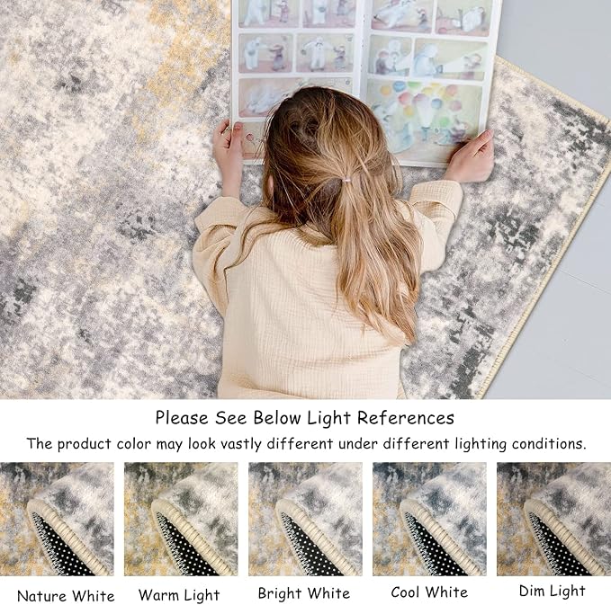 Lahome Modern Abstract Area Rug - Image 4
