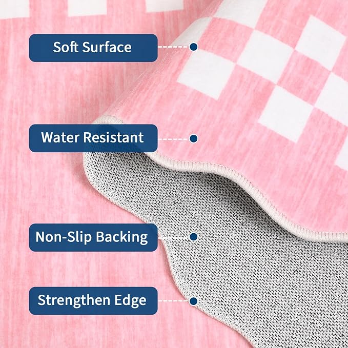GarveeHome Scalloped Washable Rug 9x12 Area Rug - Image 4