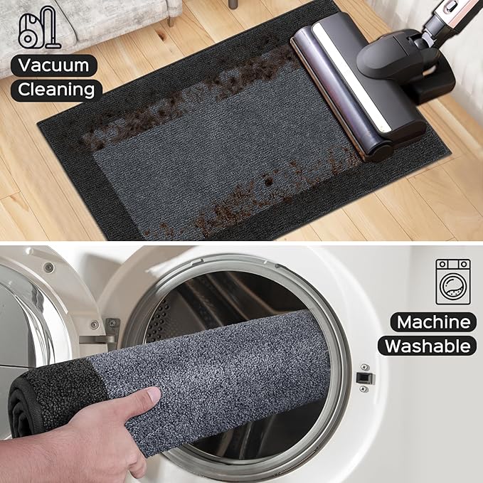 Machine Washable Kitchen Rug 24" x 36", Non Slip Kitchen Mat - Image 7