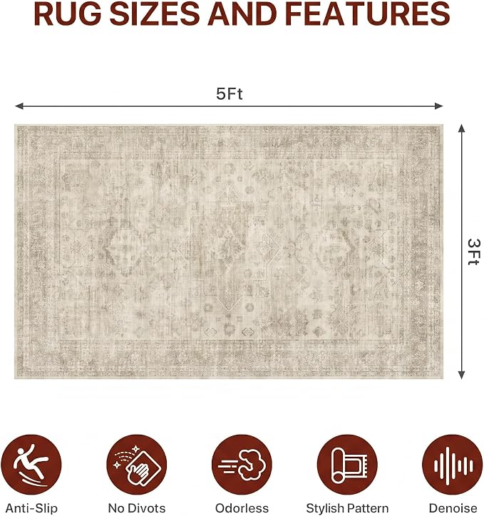 36"x60" Office Chair Mat for Hardwood Tile Floor, Under Desk Carpet Protector - Image 6