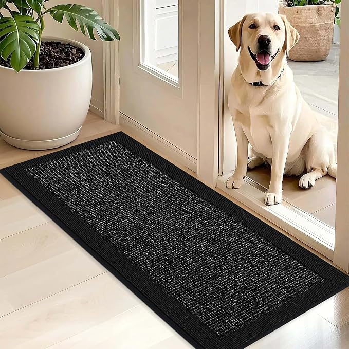 BEQHAUSE Indoor Door Mat 20" x 48", Dirt Trapper Door Mats Non-Slip Entryway by BEQHAUSE