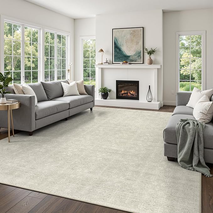 DCX 10x14 Beige Rug, Kid & Pet Friendly - Image 5
