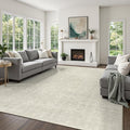 DCX 4x6 Beige Rug, Kid & Pet Friendly by DCXWashableRug