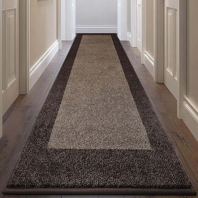 Machine Washable Runner Rug 32" x 120", Non Slip Kitchen Mat by Unknown