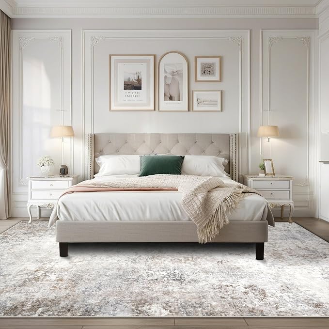 Modern Washable Rugs 9x12 Area Rugs - Image 7