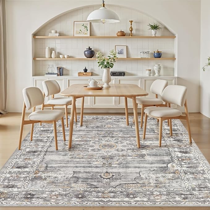 Washable 7x9 Area Rug for Living Room - Image 7