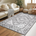 Lessymo 3 x 5 Area Rugs for Living Room- Machine Washable Area Rugs Boho Faux by Lessymo