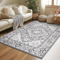 Lessymo 4 x 6 Area Rugs for Living Room- Machine Washable Area Rugs Boho Faux by Lessymo